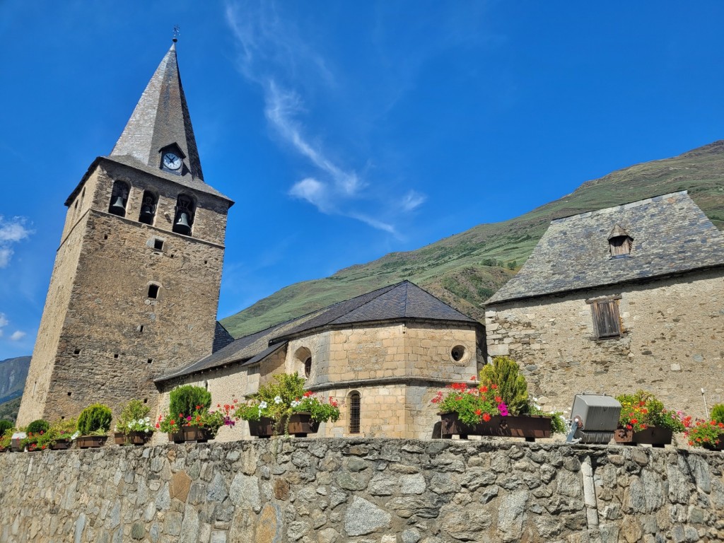 Foto: Vista del pueblo - Garós (Lleida), España