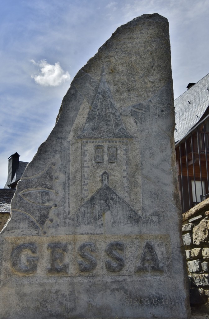 Foto: Vista del pueblo - Gessa (Lleida), España