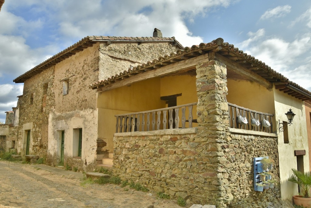 Foto: Vista del pueblo - Granadilla (Cáceres), España