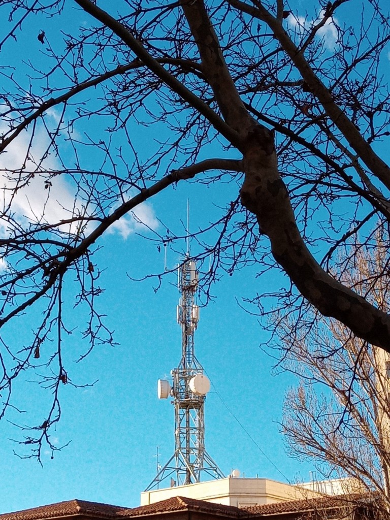 Foto: Antena de Telefonica - Calatayud (Zaragoza), España