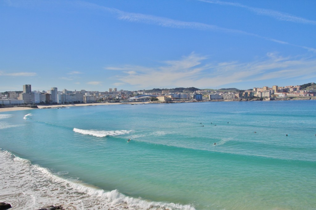 Foto: Playa de Riazor - A Coruña (Galicia), España