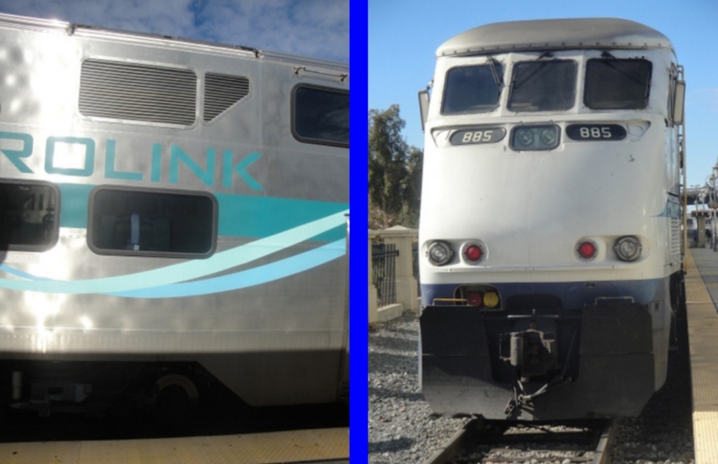 Foto: material rodante en estación San Bernardino - San Bernardino (California), Estados Unidos