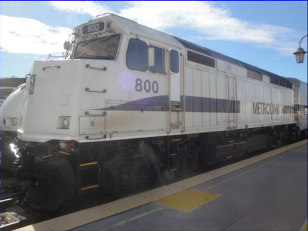 Foto: locomotora de Metrolink - San Bernardino (California), Estados Unidos
