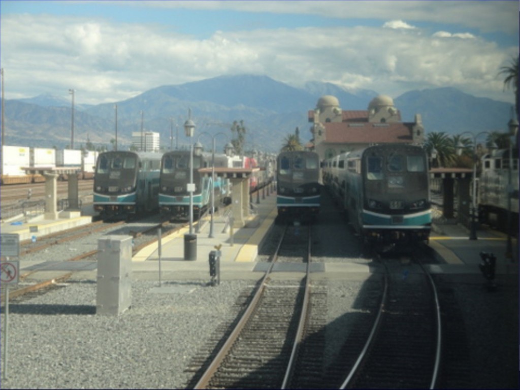 Foto: llegando a San Bernardino, fin del recorrido de este ramal - San Bernardino (California), Estados Unidos