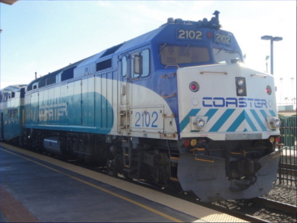 Foto: tren Coaster en estación Oceanside - Oceanside (California), Estados Unidos