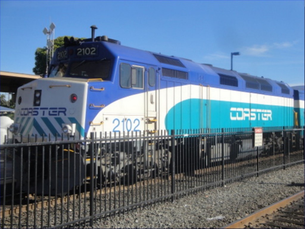 Foto: tren Coaster en estación Oceanside - Oceanside (California), Estados Unidos