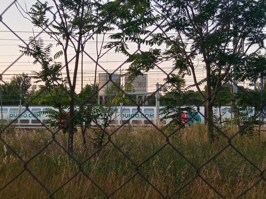 Foto: Tren Ouigo estacionado por incidencia - Calatayud (Zaragoza), España