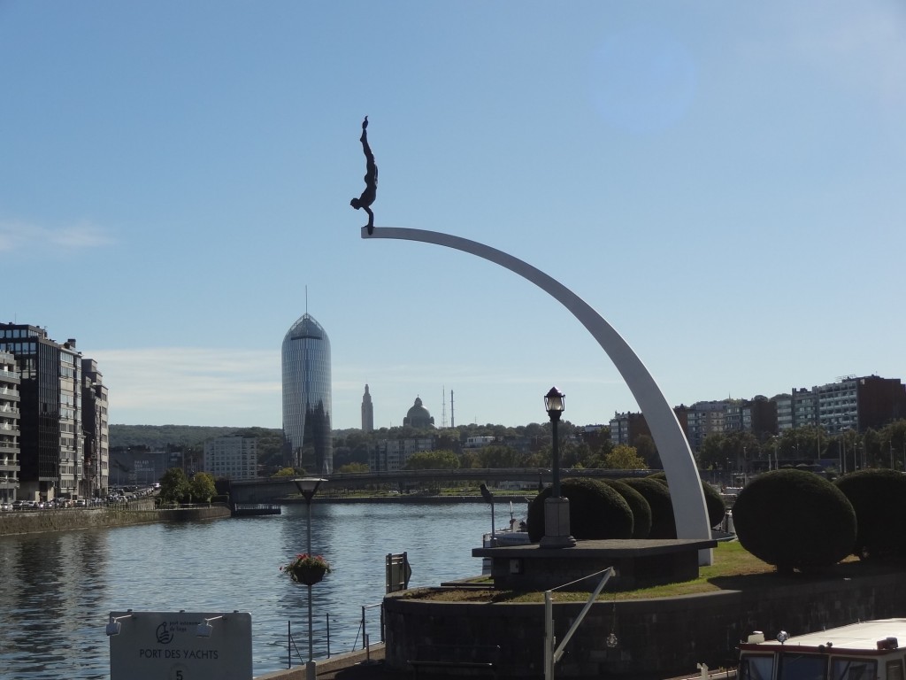 Foto: salto equilibrio de manos - Lieja, Bélgica