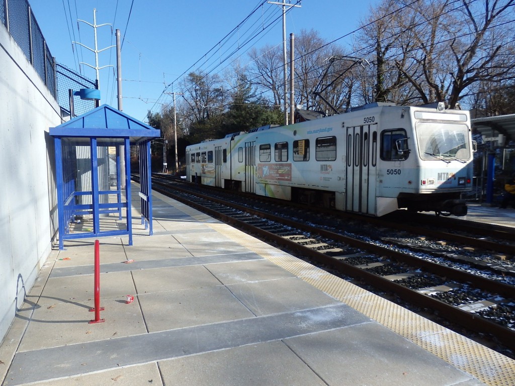 Foto: metrotranvía de Baltimore en estación Linthicum - Linthicum (Maryland), Estados Unidos