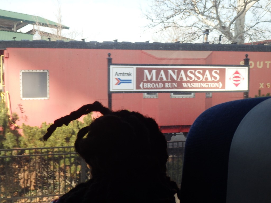 Foto: nomenclador de la estación - Manassas (Virginia), Estados Unidos