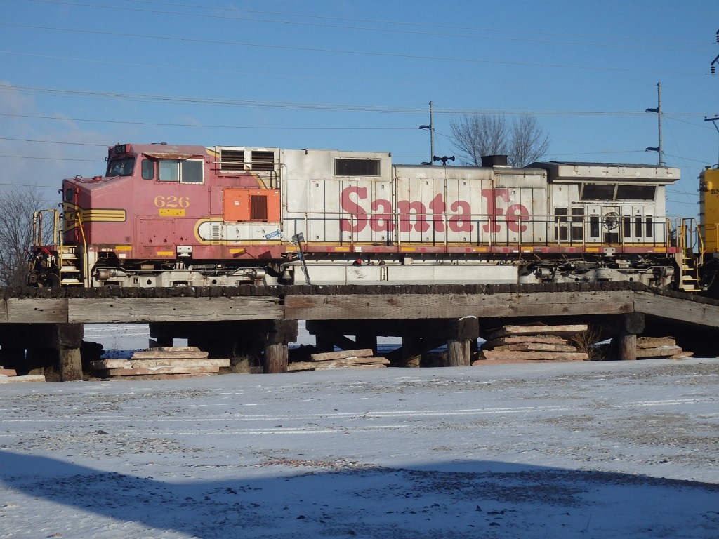 Foto: locomotora del Burlington Northern & Santa Fe - Lincoln (Nebraska), Estados Unidos