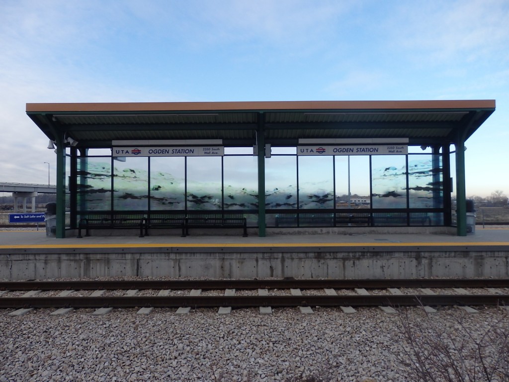 Foto: estación del FrontRunner - Ogden (Utah), Estados Unidos