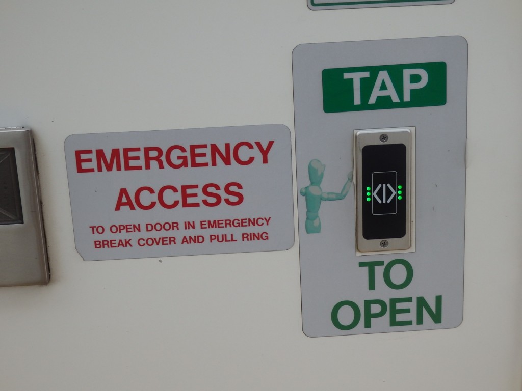 Foto: para abrir la puerta del tren - Ogden (Utah), Estados Unidos