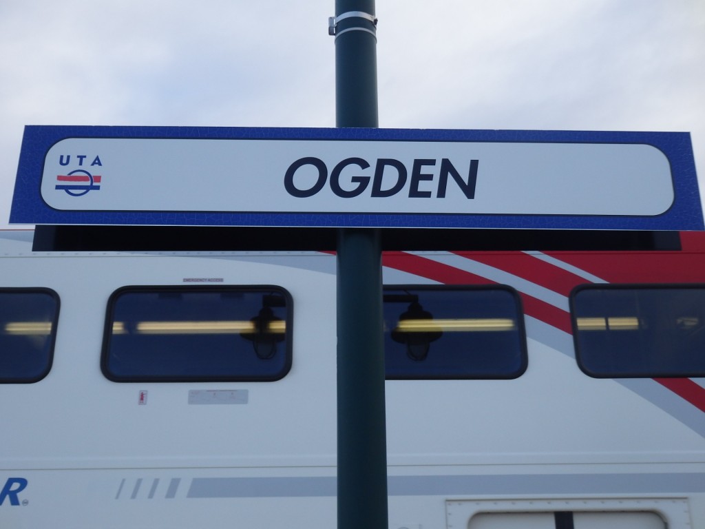 Foto: estación del FrontRunner - Ogden (Utah), Estados Unidos