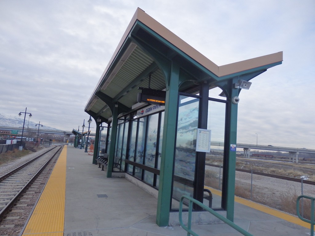 Foto: estación del FrontRunner - Ogden (Utah), Estados Unidos