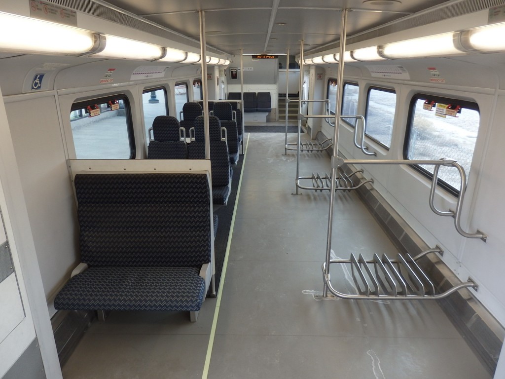 Foto: vagón bicicletero del FrontRunner - Ogden (Utah), Estados Unidos