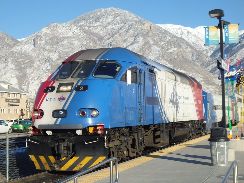 Foto: estación final del FrontRunner - Provo (Utah), Estados Unidos