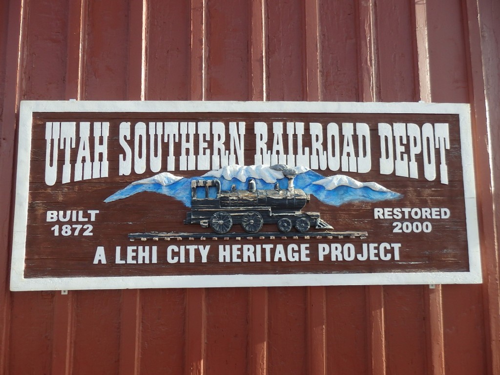 Foto ex estación del Utah Southern Railroad Lehi (Utah), Estados Unidos
