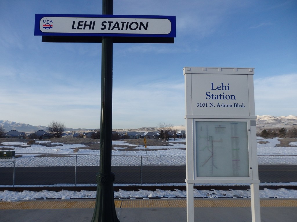 Foto: estación del FrontRunner - Lehi (Utah), Estados Unidos