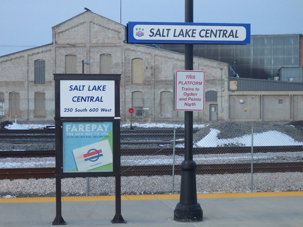 Foto: estación del FrontRunner - Salt Lake City (Utah), Estados Unidos