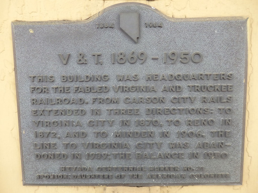 Foto: ex estación del Virginia & Truckee Railroad - Carson City (Nevada), Estados Unidos