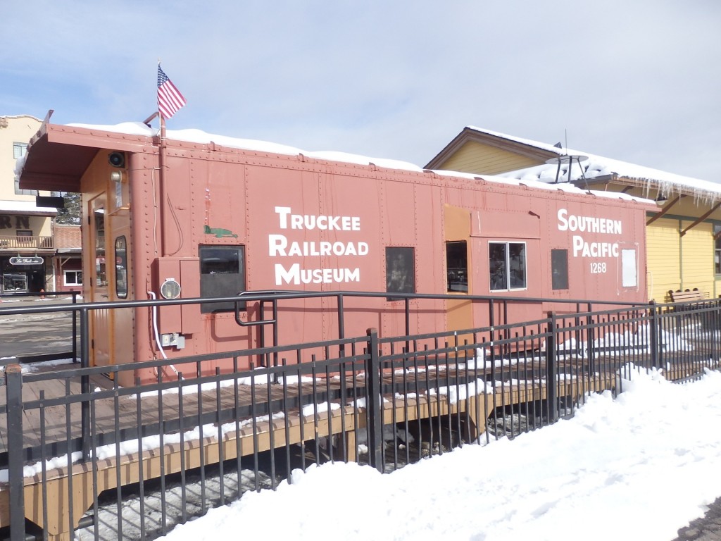 Foto: museo ferroviario en un furgón - Truckee (California), Estados Unidos