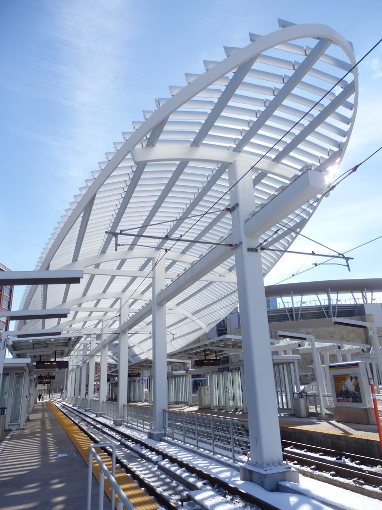 Foto: estación Target Field del metrotranvía - Minneapolis (Minnesota), Estados Unidos