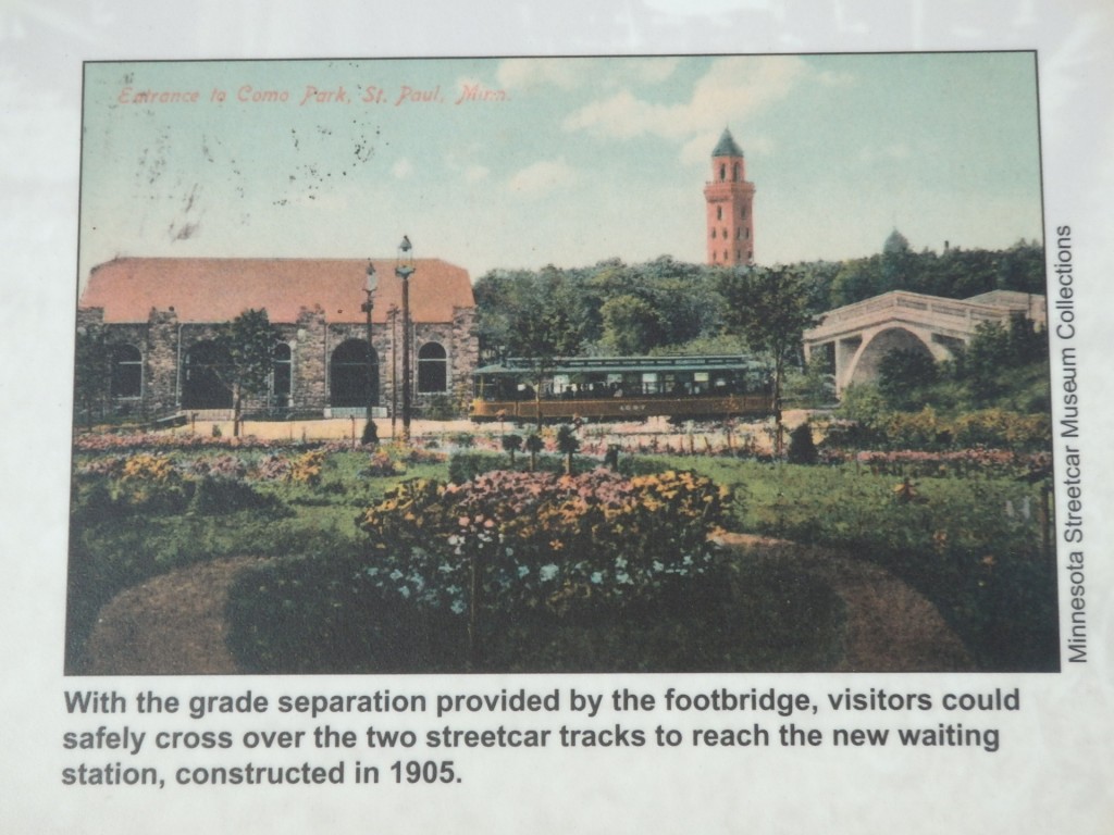 Foto: panel histórico sobre el tranvía - Saint Paul (Minnesota), Estados Unidos