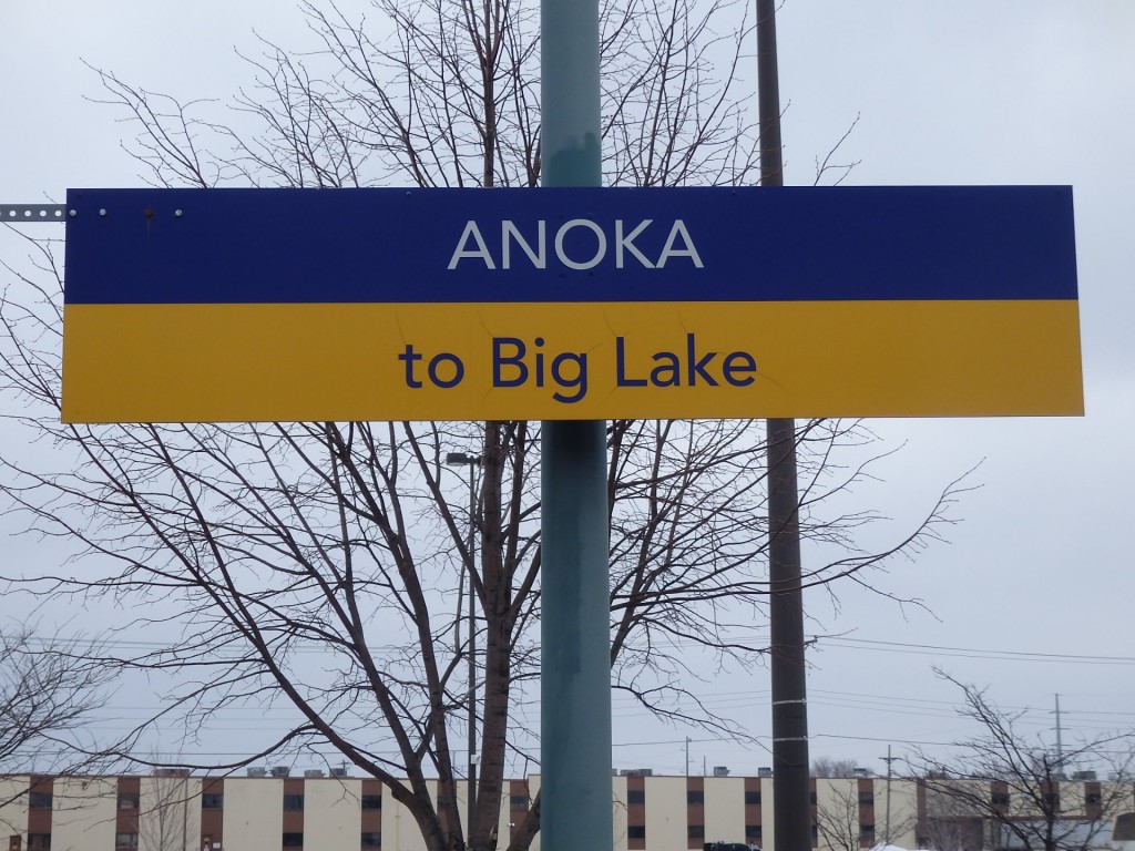 Foto: estación del tren local Northstar - Anoka (Minnesota), Estados Unidos