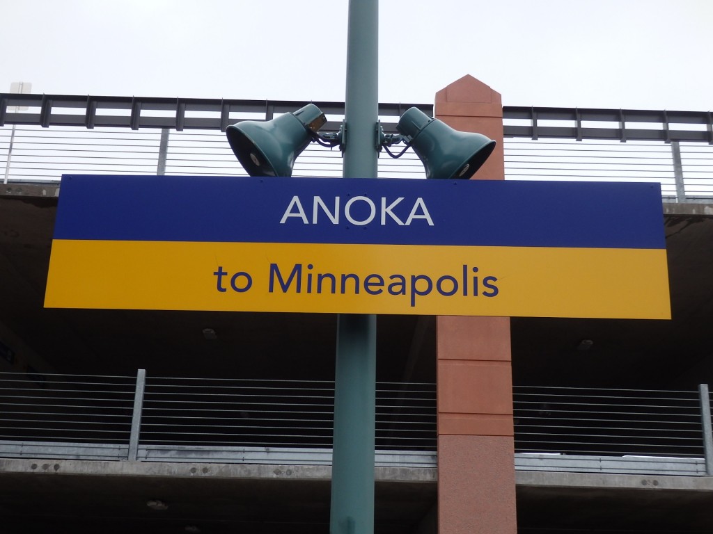 Foto: estación del tren local Northstar - Anoka (Minnesota), Estados Unidos