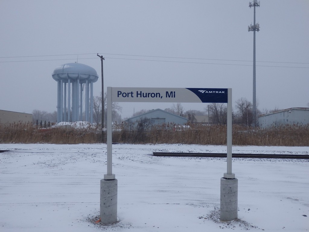 Foto: estación de Amtrak - Port Huron (Michigan), Estados Unidos