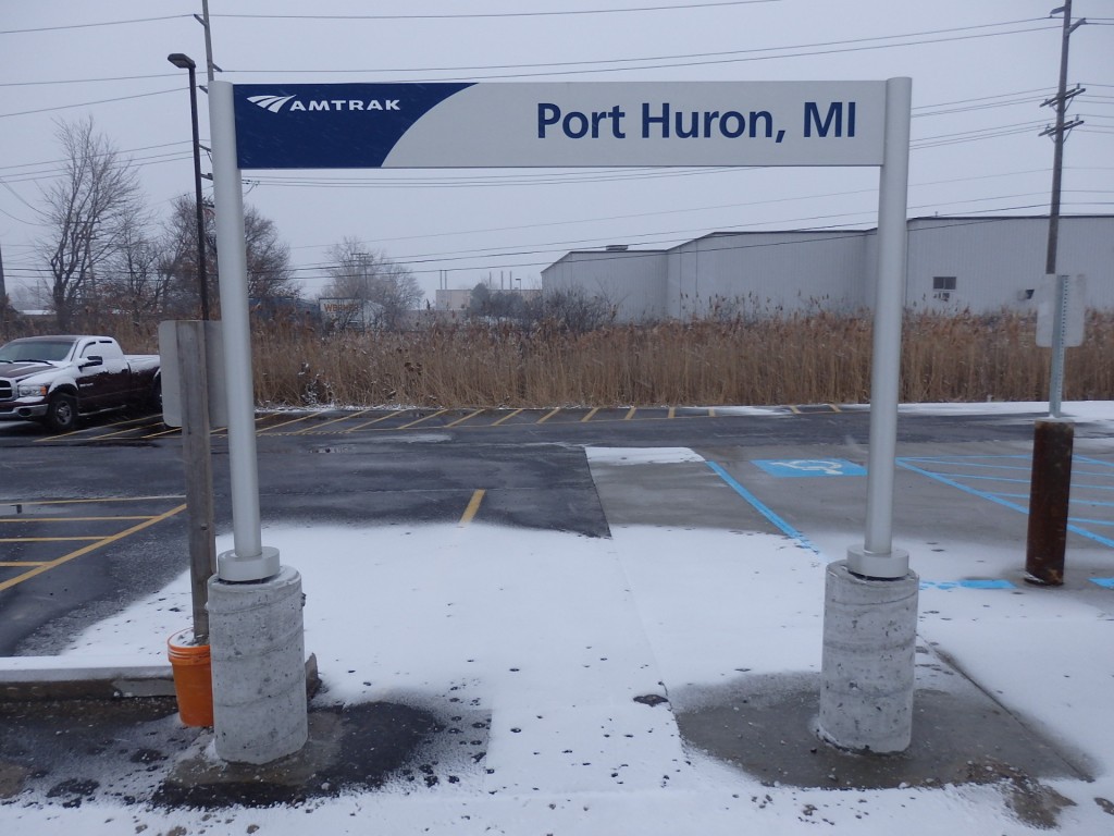 Foto: estación de Amtrak - Port Huron (Michigan), Estados Unidos