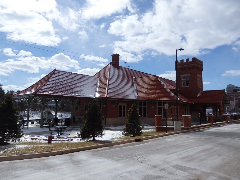 Foto: ex estación del Grand Trunk Western Railroad - Lansing (Michigan), Estados Unidos