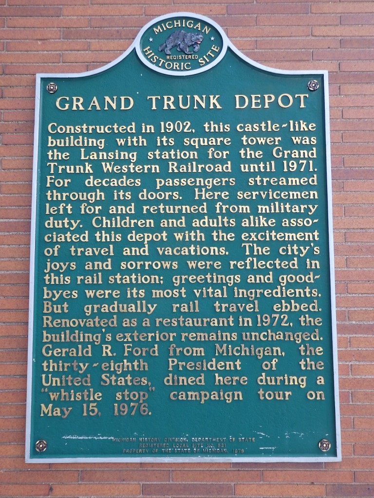 Foto: ex estación del Grand Trunk Western Railroad - Lansing (Michigan), Estados Unidos