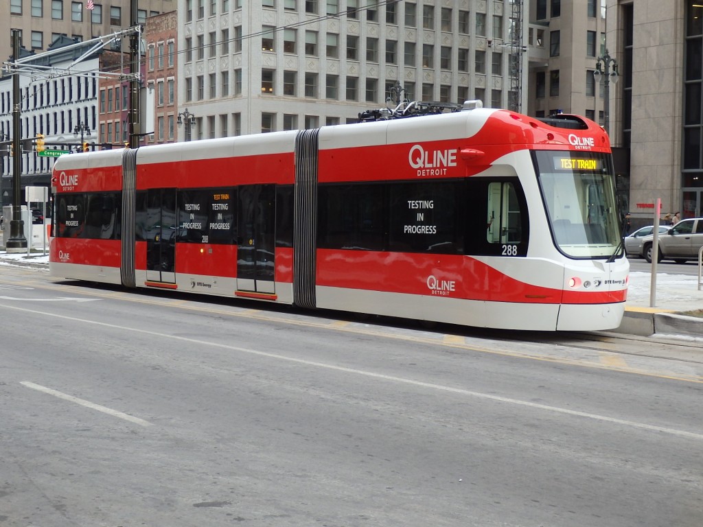 Foto: tranvía a prueba - Detroit (Michigan), Estados Unidos