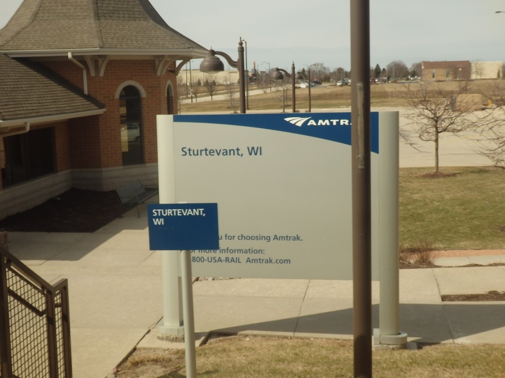 Foto: estación de Amtrak - Sturtevant (Wisconsin), Estados Unidos