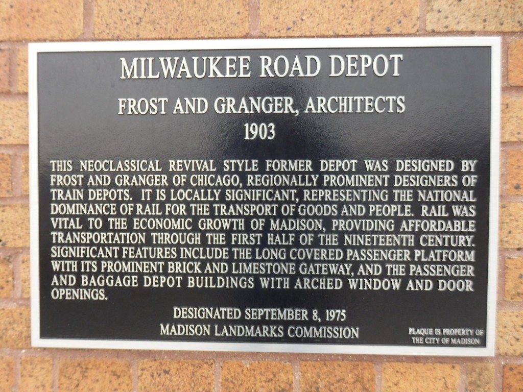 Foto: ex estación del Milwaukee Road - Madison (Wisconsin), Estados Unidos
