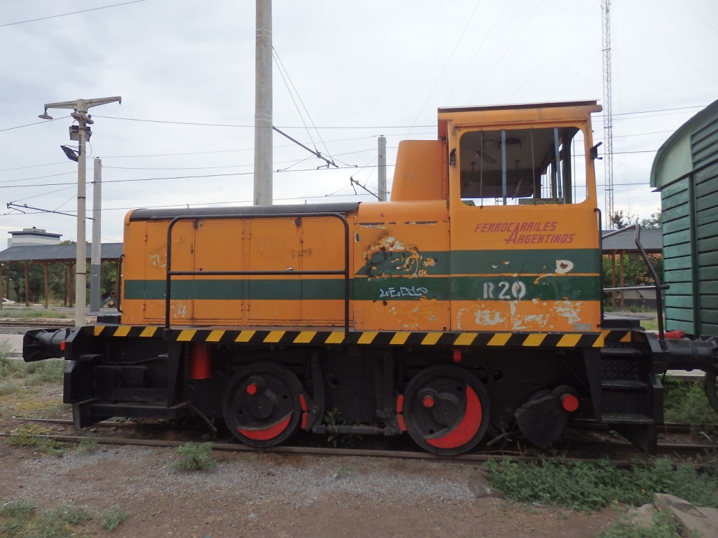 Foto: material rodante en exhibición - Mendoza, Argentina