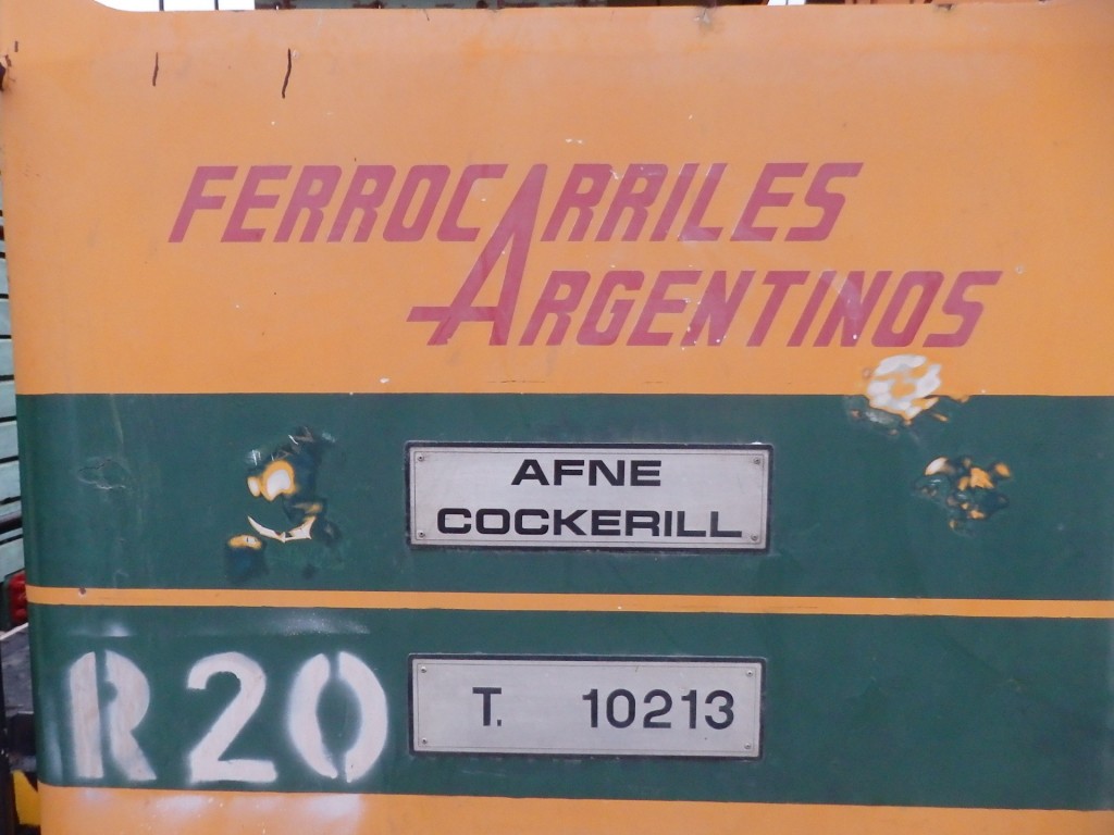 Foto: material rodante en exhibición - Mendoza, Argentina