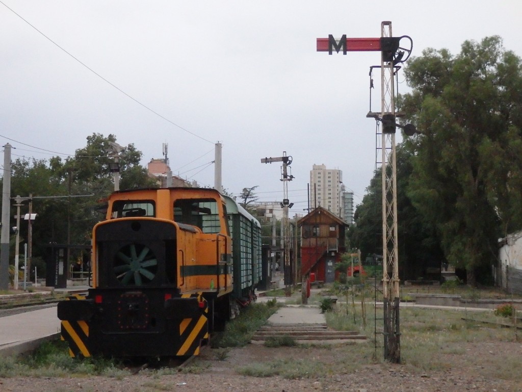 Foto: material rodante en exhibición - Mendoza, Argentina