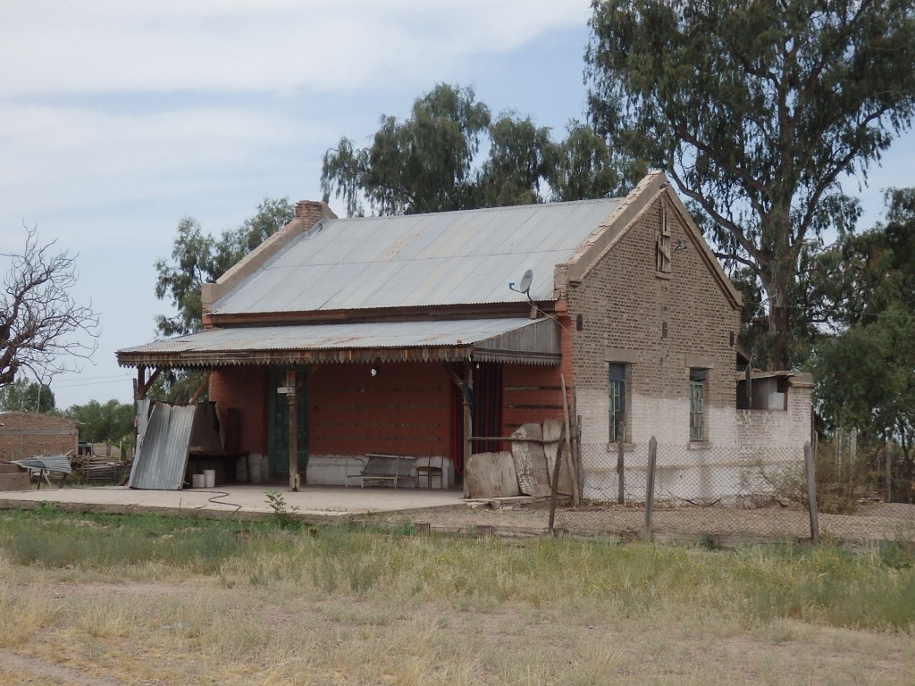 Foto: ex estación del FC San Martín - Anchoris (Mendoza), Argentina