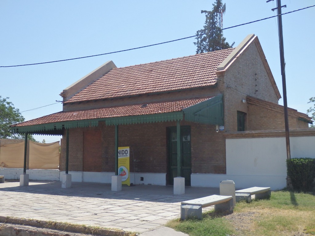 Foto: ex estación del FC San Martín - Perdriel (Mendoza), Argentina