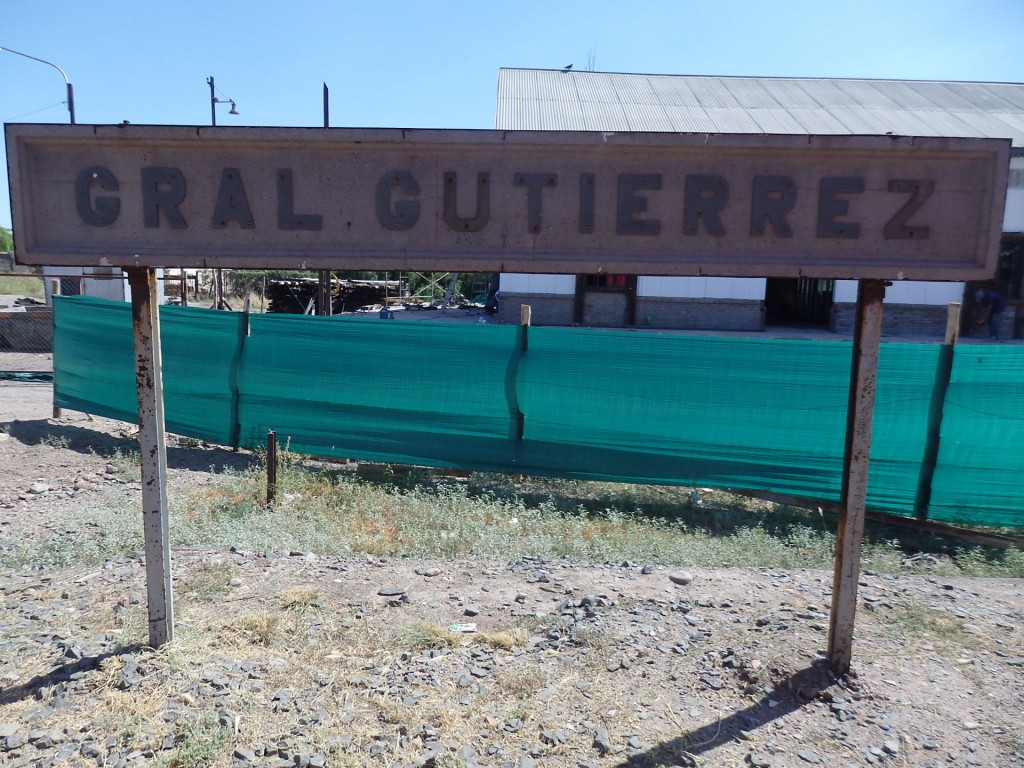 Foto: ex estación del FC San Martín - General Gutiérrez (Mendoza), Argentina