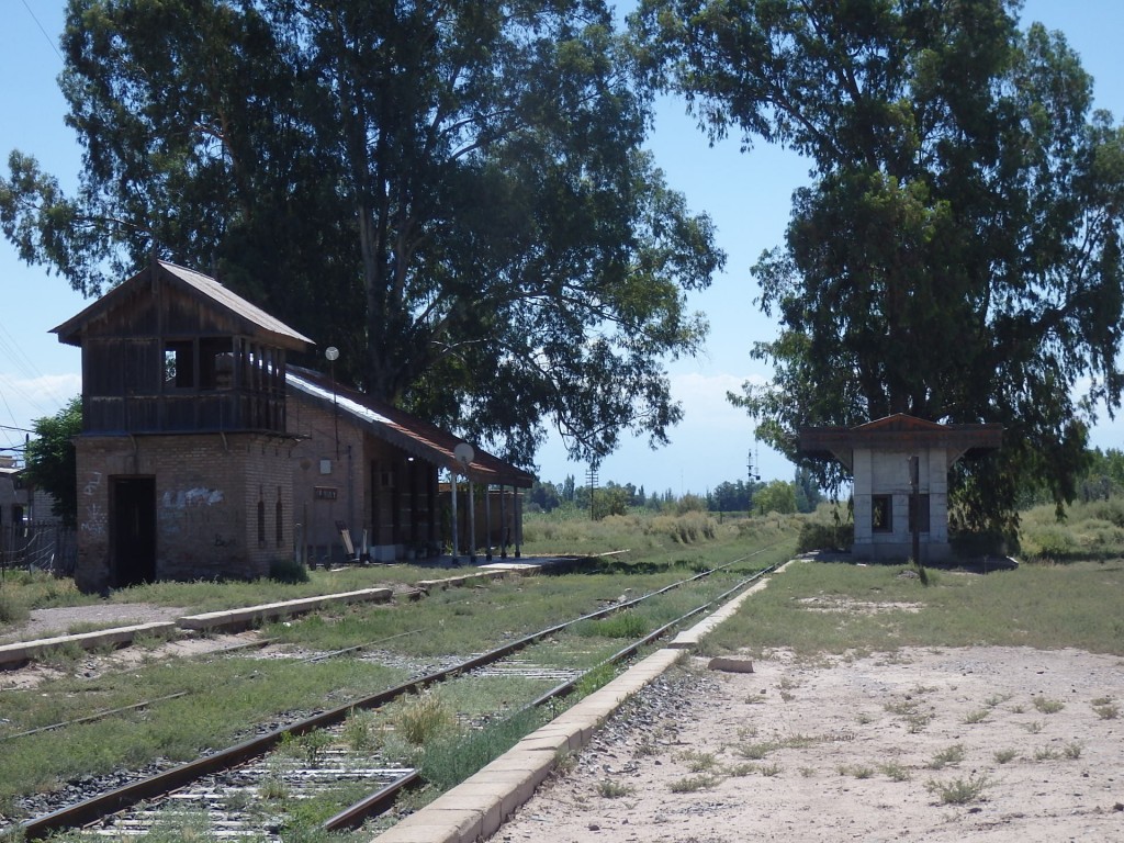Foto: ex estación del FC San Martín - Ingeniero Giagnoni (Mendoza), Argentina