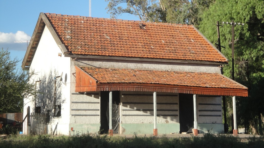 Foto: ex estación del FC San Martín - La Dormida (Mendoza), Argentina