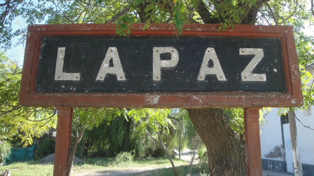 Foto: ex estación del FC San Martín - La Paz (Mendoza), Argentina