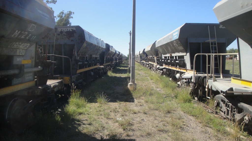 Foto: ex estación del FC San Martín - La Paz (Mendoza), Argentina