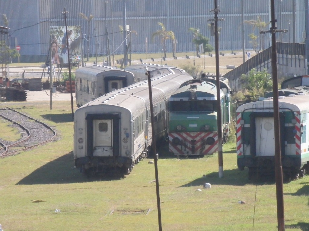 Foto: playa del FC Mitre con material rodante de Ferrocentral - Córdoba, Argentina