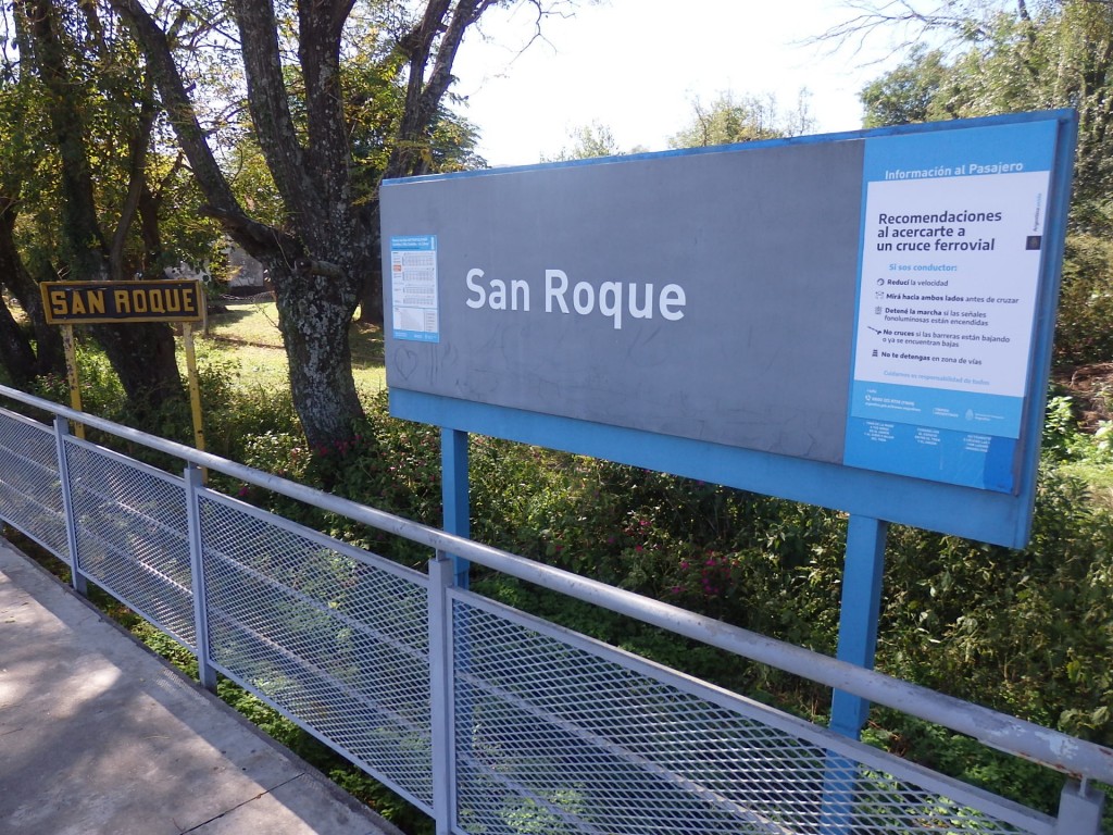 Foto: apeadero de Trenes Argentinos - San Roque (Córdoba), Argentina