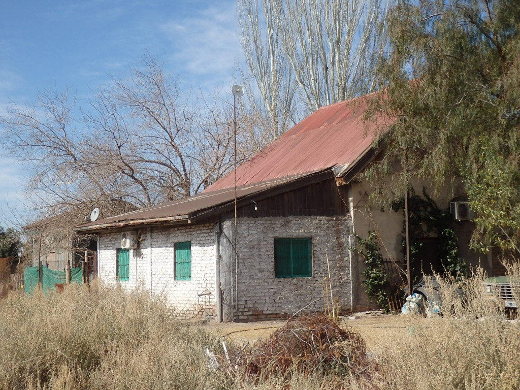 Foto: ex estación General Amigorena, FC Belgrano - Colonia Segovia (Mendoza), Argentina